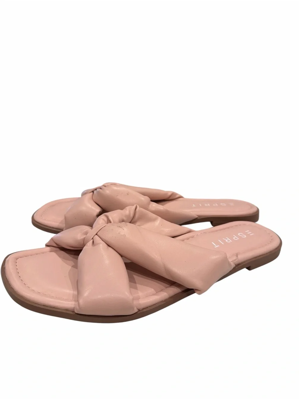 Esprit Pink Bow Slide Sandals – Size 10 New Without Box